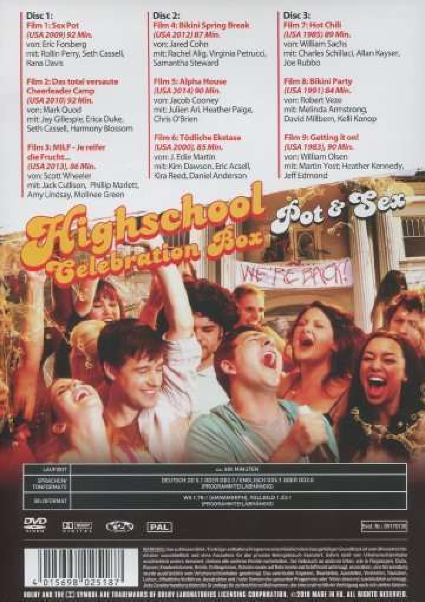 Highschool Celebration Box - 9 Filme auf 3 DVDs